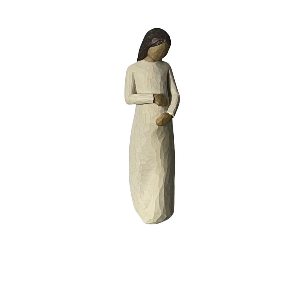 Willow Tree Cherish Figurine Unisex OS Cream Pregnant Woman Motherhood 26118